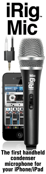 iRig Mic - Handheld Microphone for iPhone, iPod touch & iPad