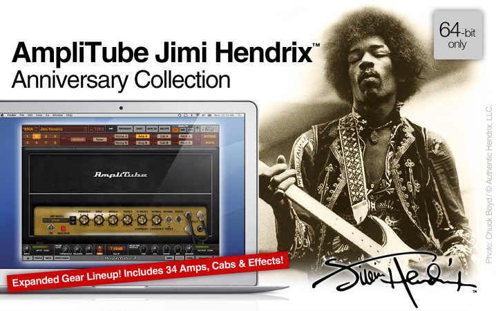 AmpliTube Jimi Hendrix Anniversary Collection