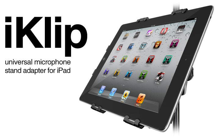 iKlip - universal microphone stand adapter for iPad and iPad 2