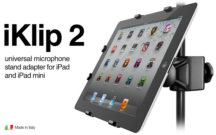 iKlip 2 - universal microphone stand adapter for iPad - for iPad mini
