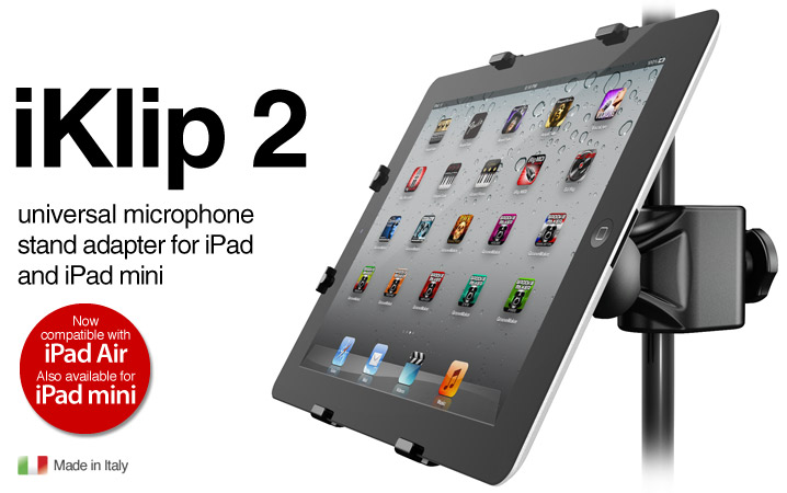 iKlip 2 - universal microphone stand adapter for iPad - for iPad mini
