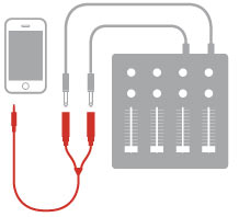 iLine output mono jacks splitter