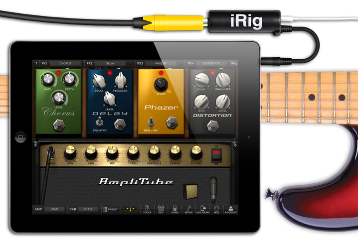 iRig with iPad and AmpliTube