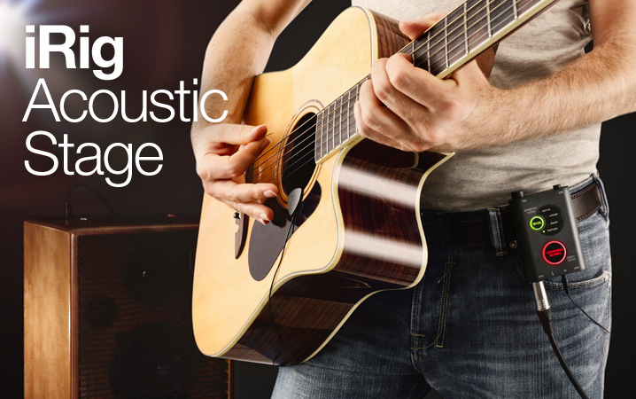 iRig Acoustic Stage - Advanced digital microphone system for acoustic guitar