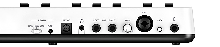 iRig Keys I/O connections