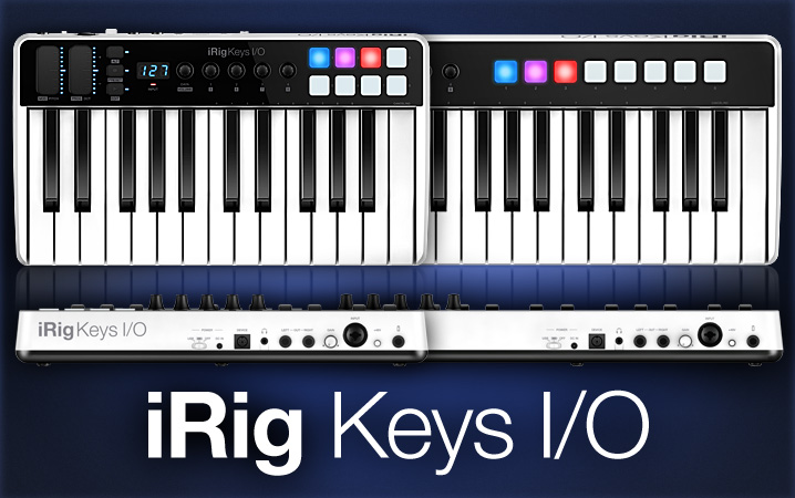 iRig Keys I/O - full-sized-key controllers and audio interfaces for iPhone, iPad and Mac/PC