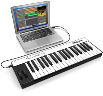 iRig KEYS PRO with laptop