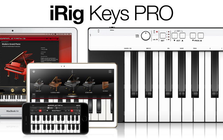 iRig Keys PRO - 37 key universal keyboard controller