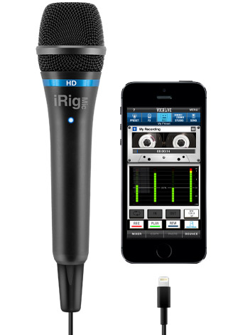 iRig Mic HD - iPhone 5s - VocaLive