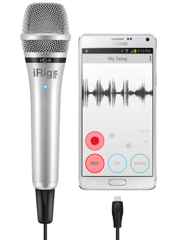iRig Mic HD-A - Samsung Galaxy Note 4 - EZ Voice