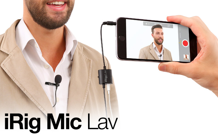 iRig Mic Lav - The first chainable mobile lavalier for all mobile devices
