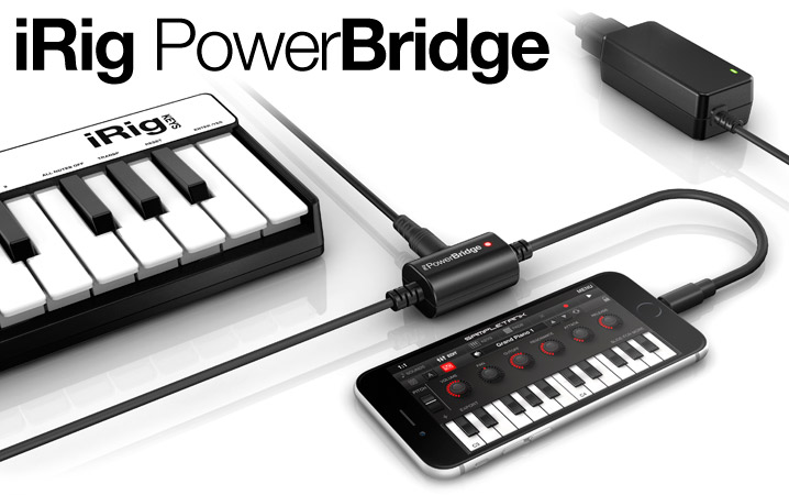 iRig PowerBridge - The first universal charging solution for all iPhone, iPad and iPod touch digital iRig accessories