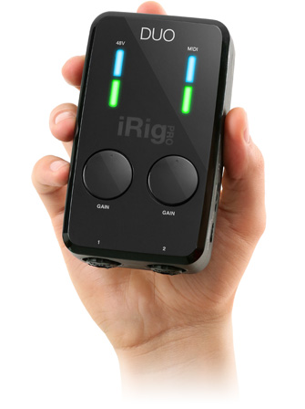 iRig Pro DUO. For iPhone, iPad, Android and Mac/PC