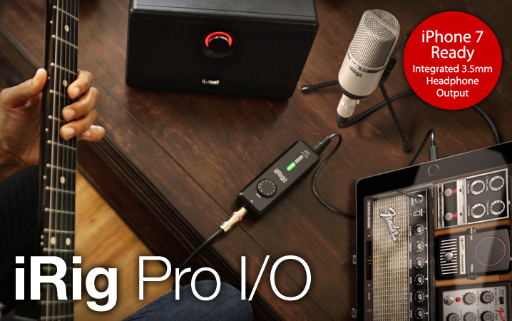 iRig Pro I/O - The ultra-compact professional audio & MIDI interface for all your stuff