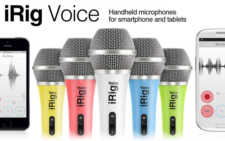 iRig Voice - Handheld microphone for iPhone, iPod touch, iPad and Android devices