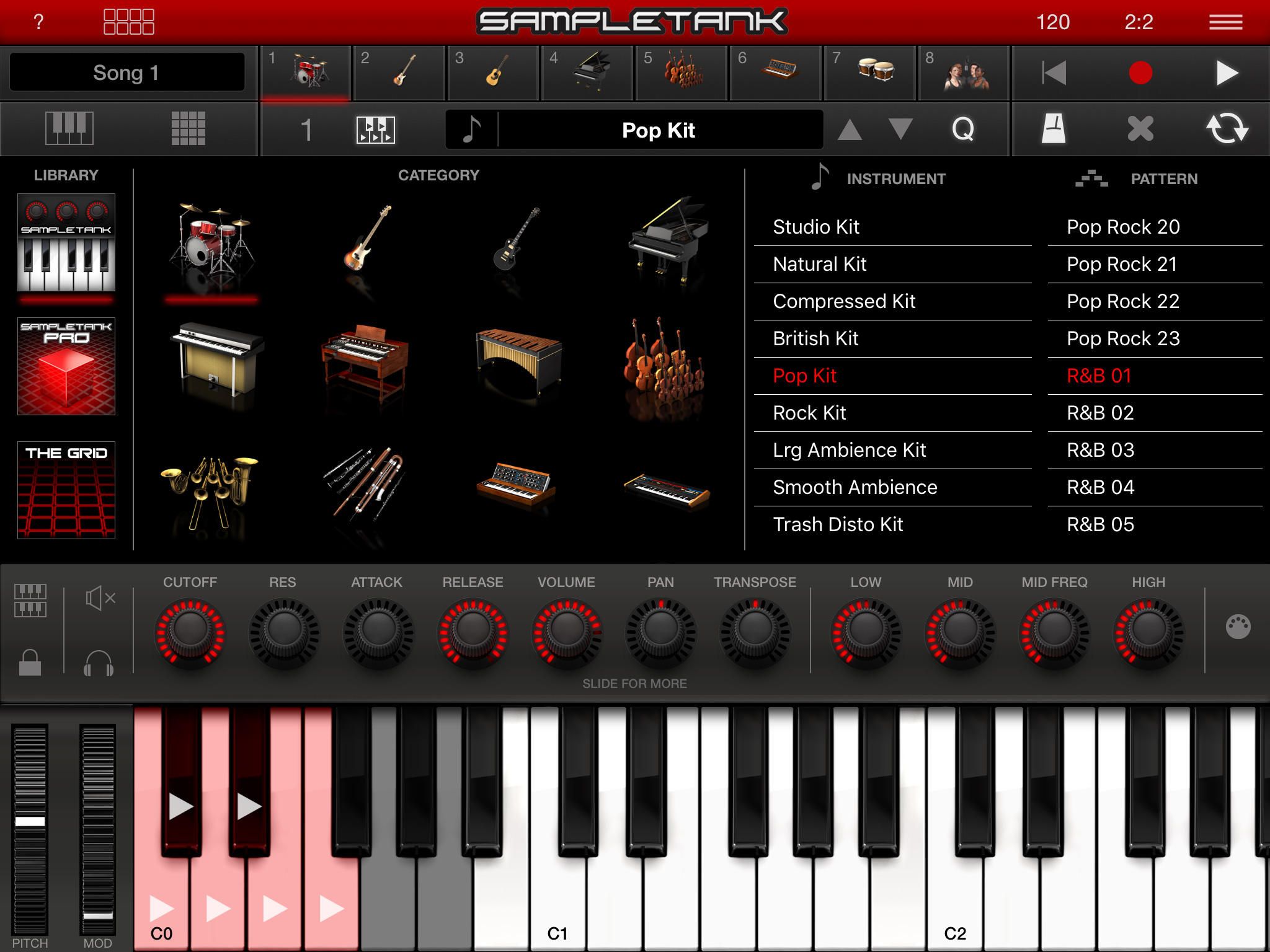 SampleTank for iPhone and iPad