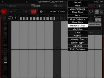 Keys Scale Select