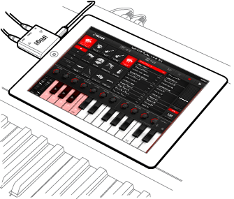 SampleTank with iPad and iRig MIDI
