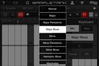 Keys Scale Select