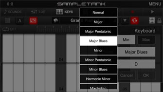 Keys Scale Select