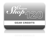 Custom Shop 120 Gear Credits