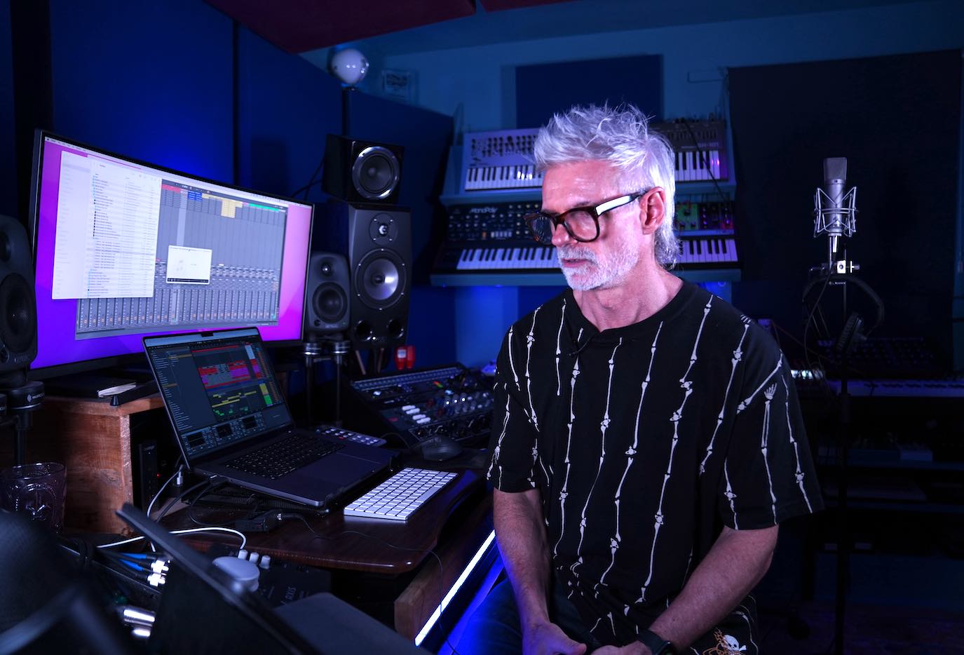 D. Ramirez and iLoud studio monitors