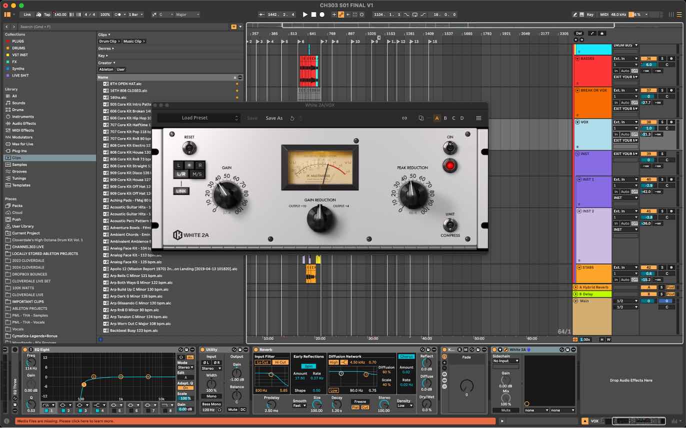 Colvedale uses T-RackS Plug-ins