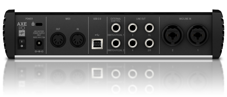 AXE I/O - Back panel - Image 3