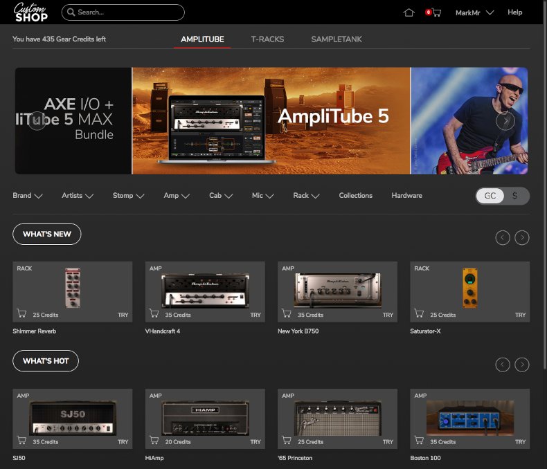AmpliTube Custom Shop - Image