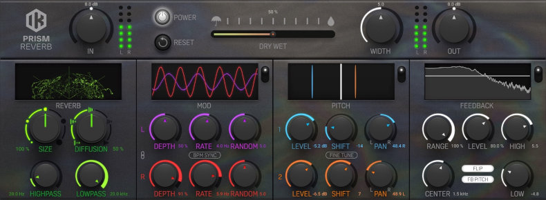 Prism Reverb GUI - Image