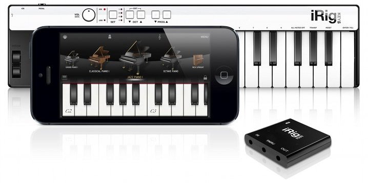 iGrand Piano for iPhone with iRig KEYS and iRig MIDI