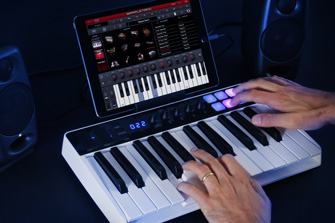 iRig Keys I/O with iPad