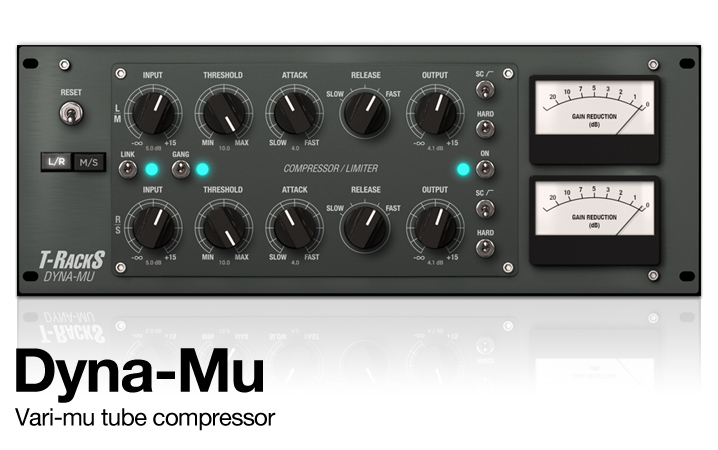 T-RackS Dyna-Mu - Vari-mu Tube Compressor