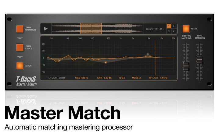 T-RackS Master Match - Automatic matching mastering processor