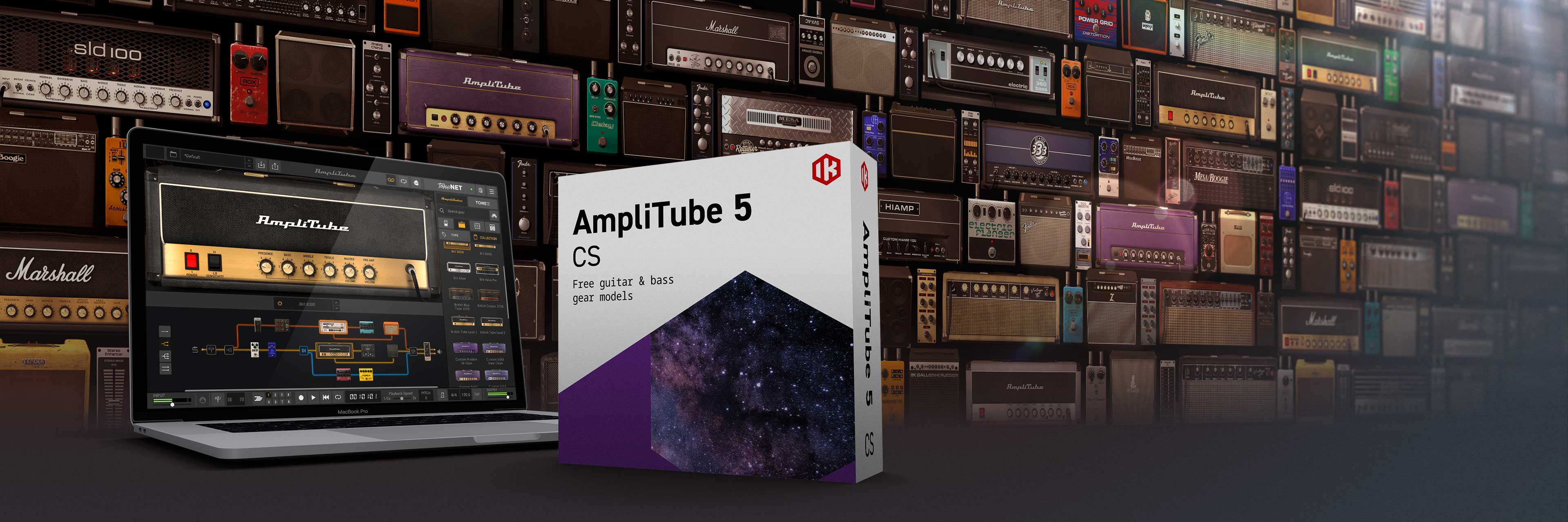 AmpliTube 5 CS - FREE amp simulation and guitar gear modeling software