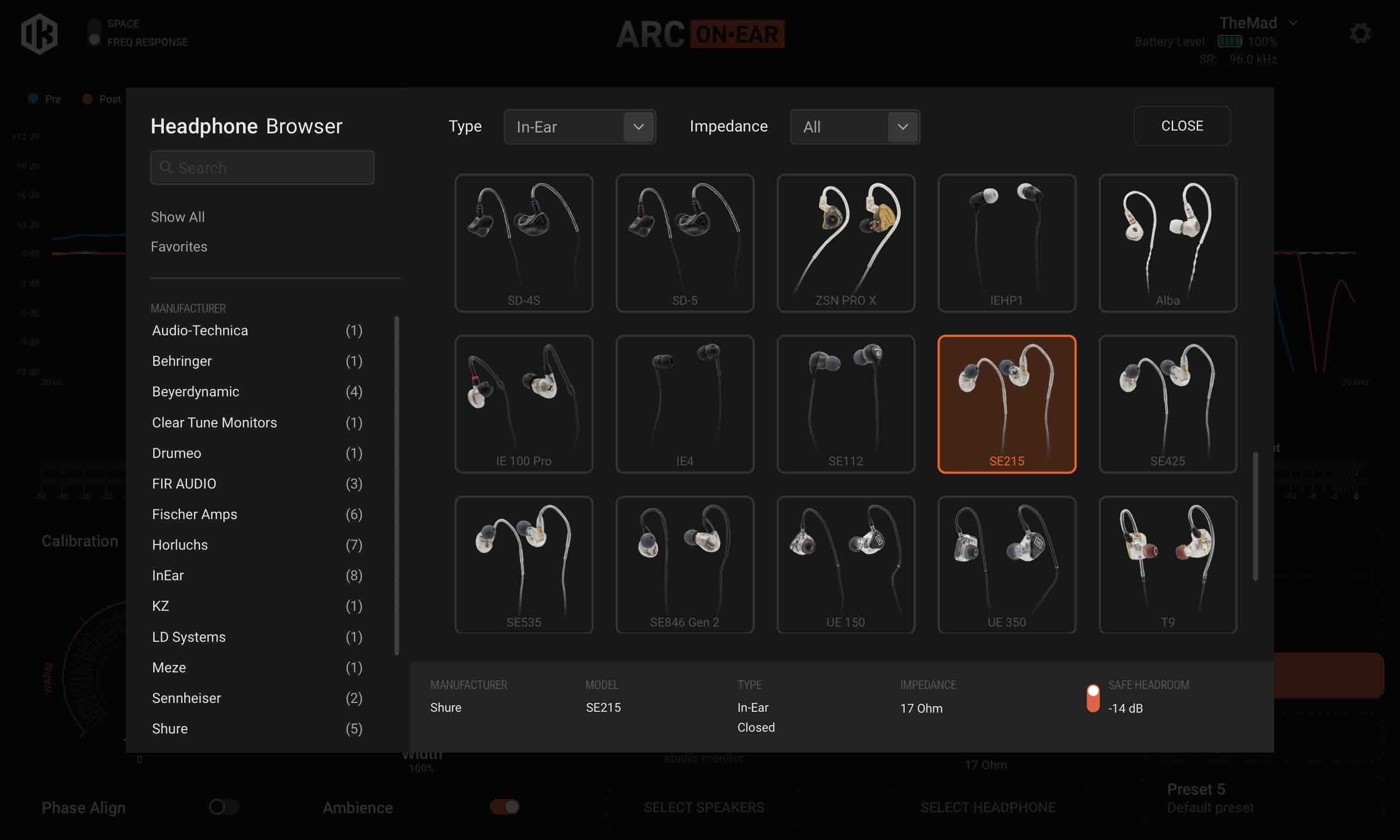 ARC ON•EAR