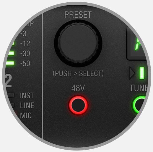 preset knob