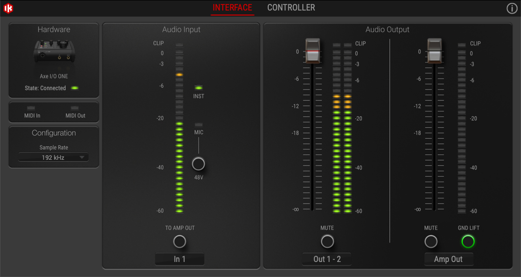 IK Multimedia AXE I/O One Desktop Audio Interface