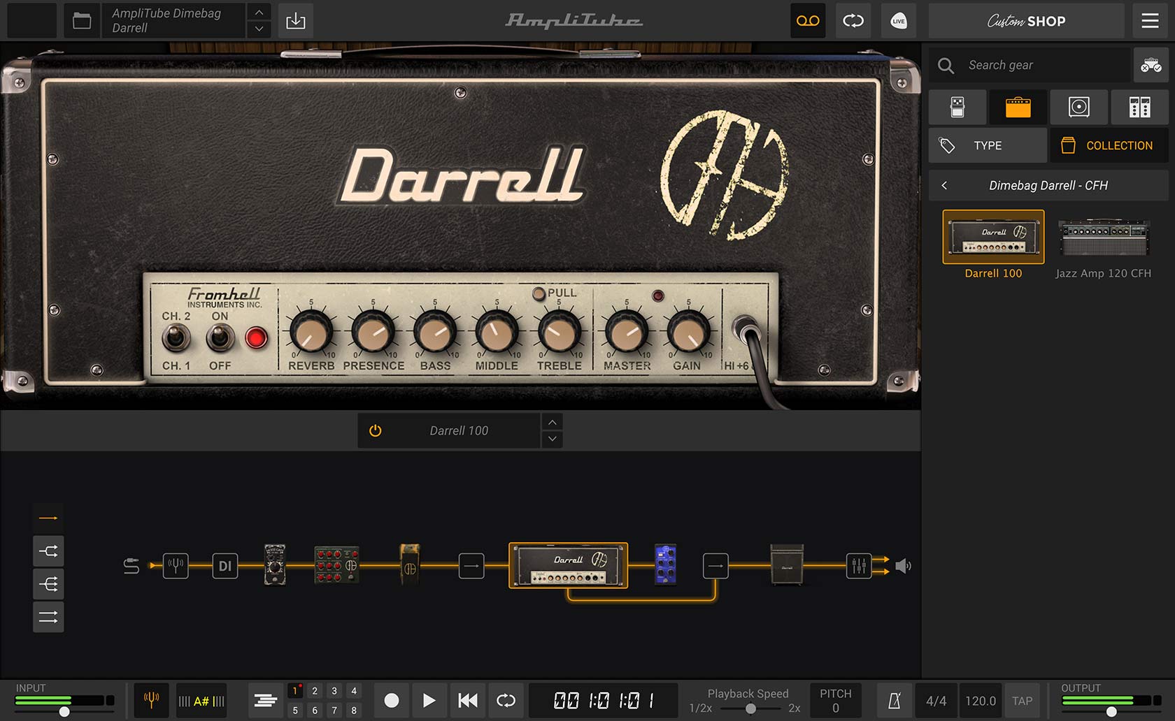 Dimebag Darrell CFH Collection for AmpliTube