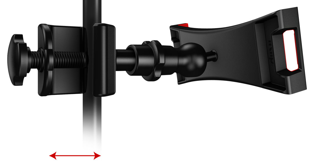 iKlip 3 - up to 1.2inches/30mm pole