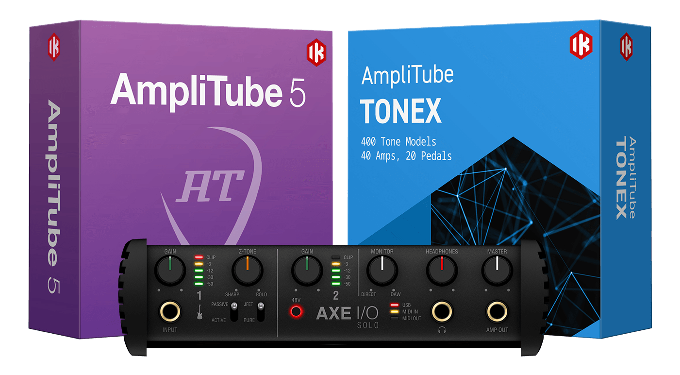 TONEXMAX + AXE I/O + AmpliTube 5 MAX