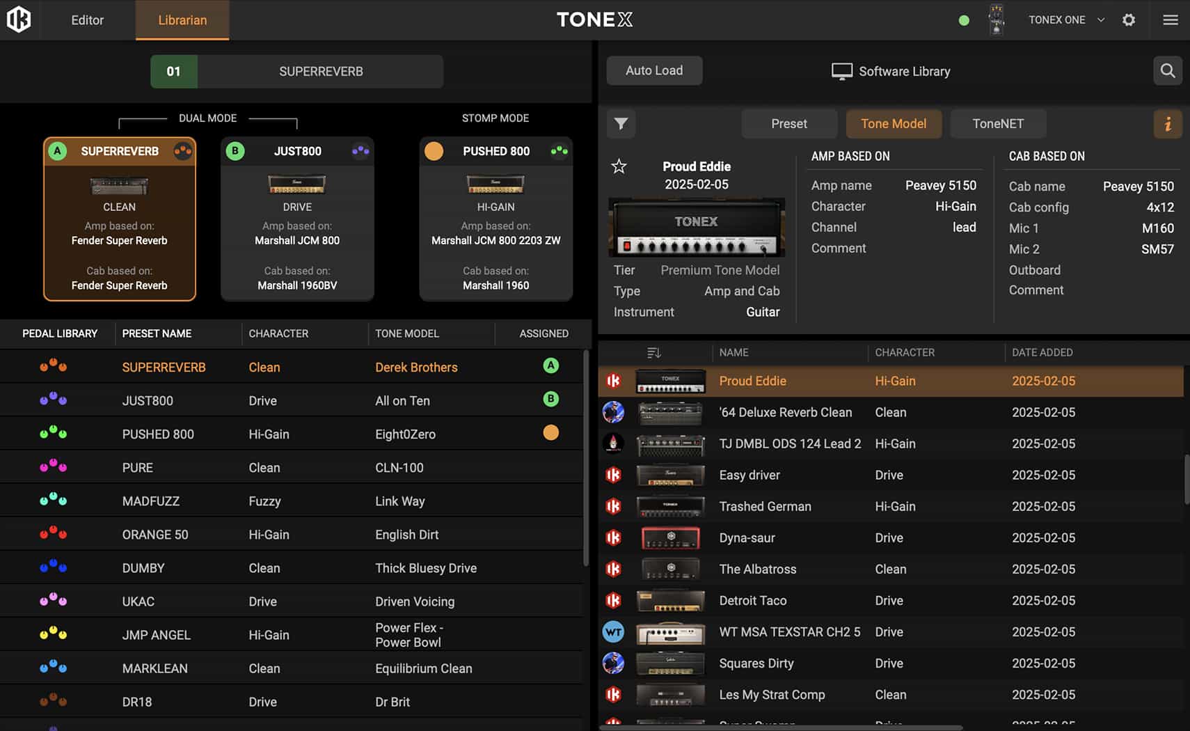 TONEX Editor