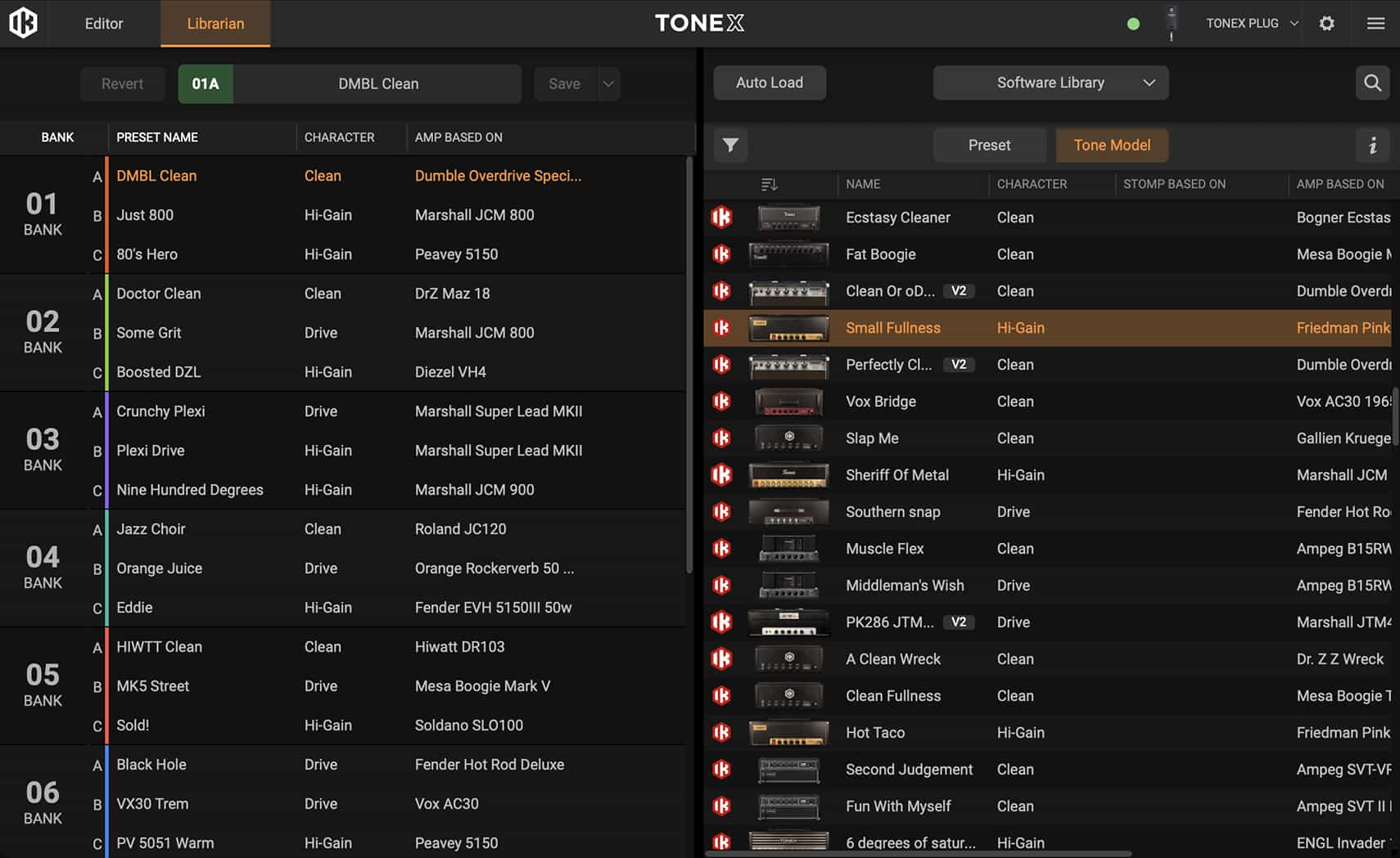 TONEX Editor
