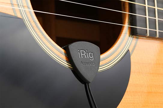 Etna silueta jazz iRig Acoustic - The first acoustic guitar mobile microphone/interface