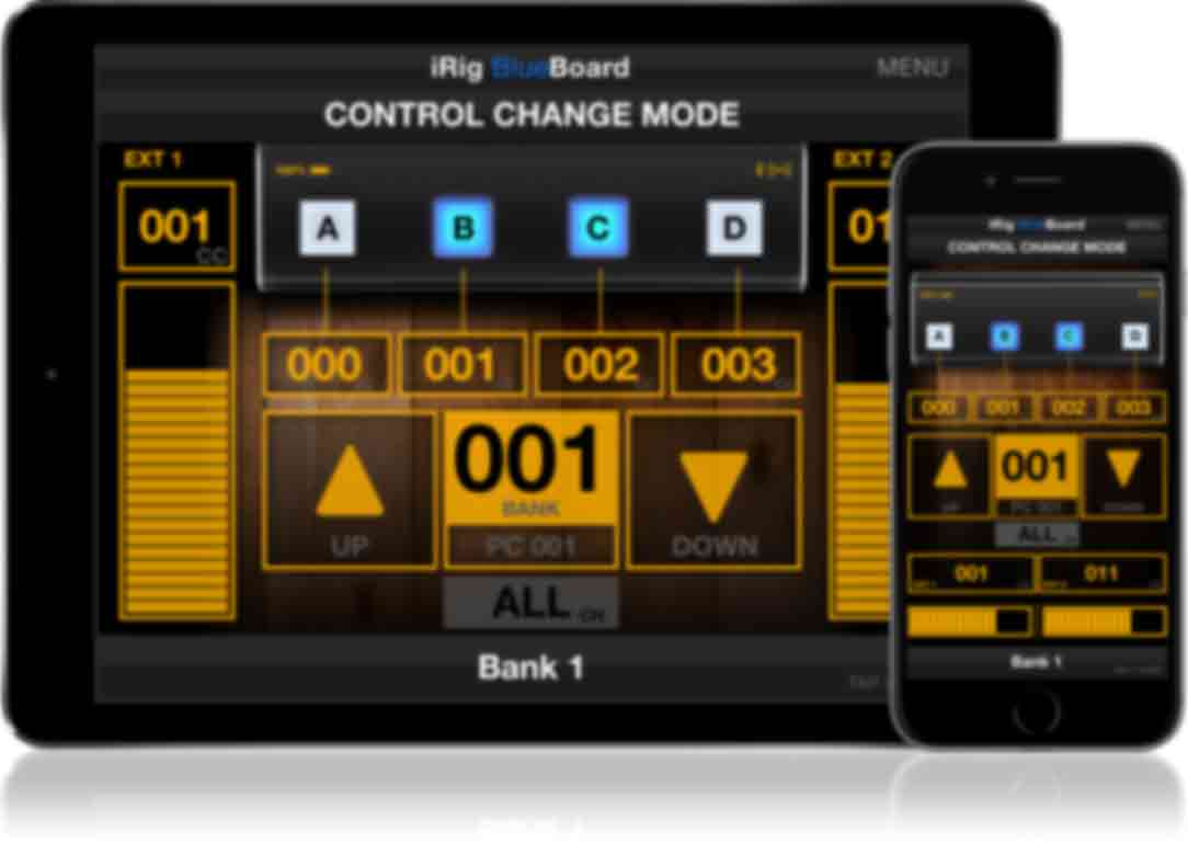 iRig BlueBoard Control Change