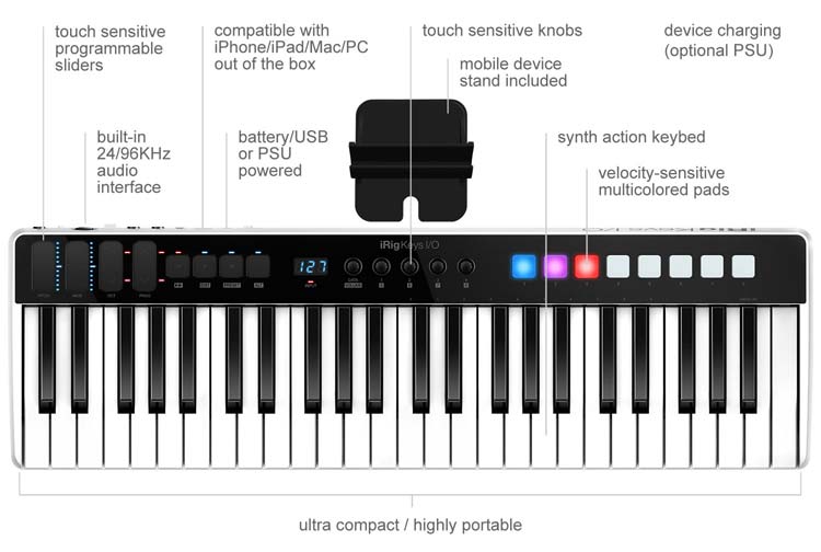 IK Multimedia iRig Keys I/O