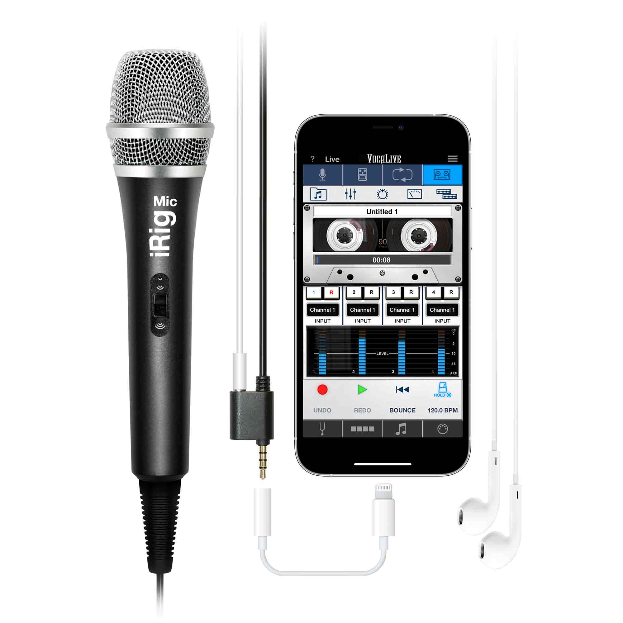 EZ Microphone : Use your iphone as a microphone.