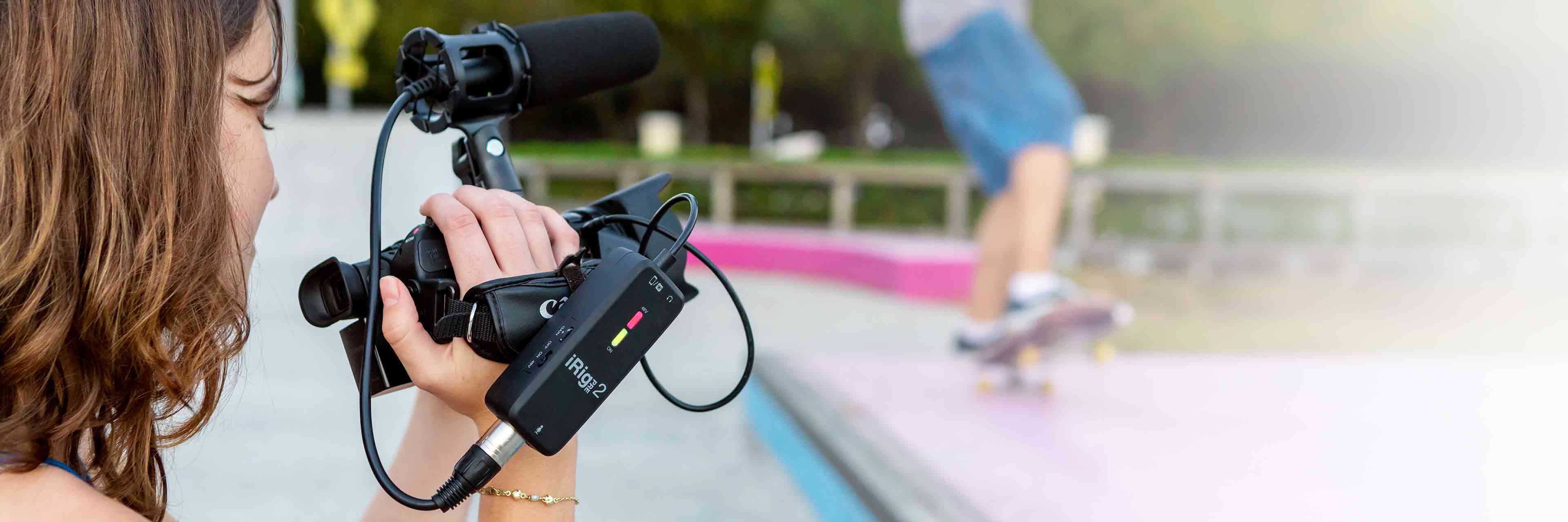 iRig Pre 2 mobile microphone interface for smartphones and DSLR