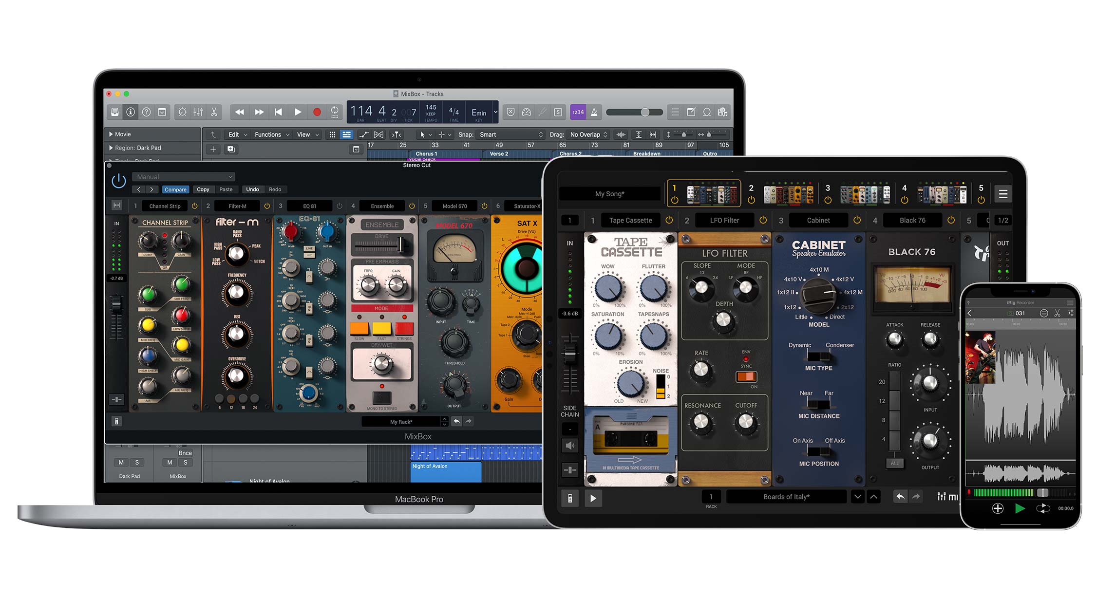 MixBox iPad iRig Recorder 3 iPhone