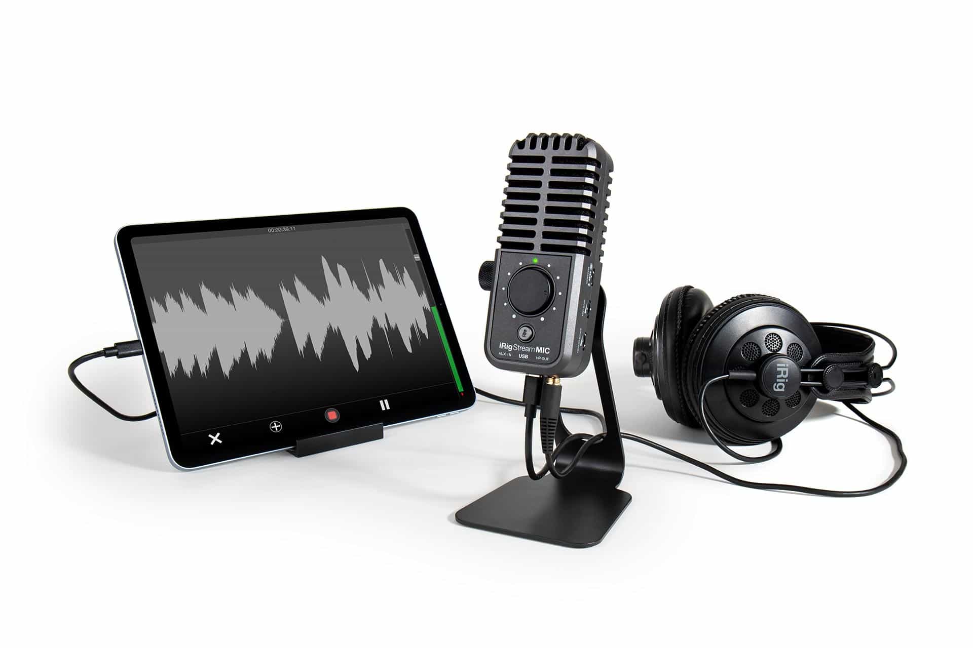 iRig Stream Mic USB HEADPHONE iPad